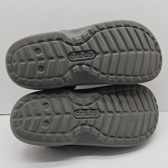 Crocs Classic Clogs Faux Fur Lined 203591 Mens Sz 7 Women's Sz 9 Dual Comfort - Picture 7 of 8